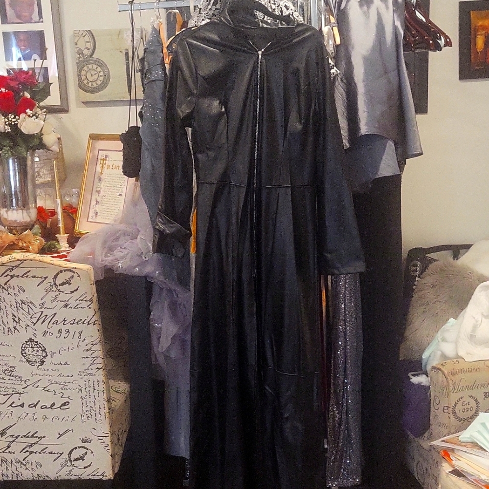 Black leather dressx